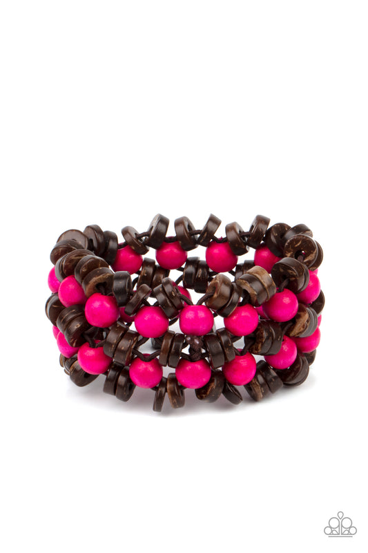 brown, wood, bracelet, tropical jewelry, everyday jewelry, paparazzi accessories, 