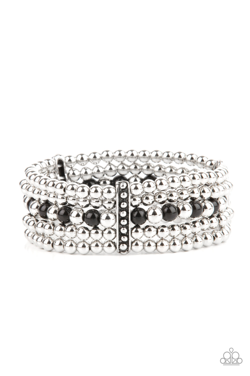 silver, silver jewelry, bracelet, stretchy bracelet, stretch bracelet, stackable bracelet, affordable jewelry, paparazzi accessories 
