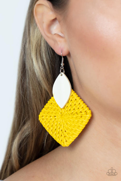 silver, silver jewelry, earring, fish hook, woven, woven earring, affordable jewelry, affordable holiday gift, everyday jewelry, jewelry stores, yellow, yellow jewelry, summer jewelry, jewelry stores near me, 