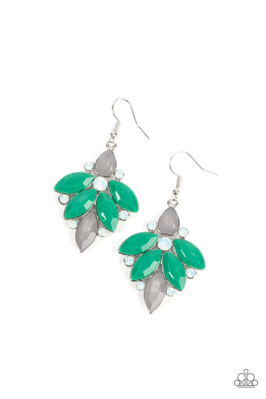 silver, silver jewelry, earrings, fish hook, green, green jewelry, st patrick jewelry, affordable holiday gift, everyday jewelry, casual jewelry, tax free jewelry, paparazzi accessories, free jewelry, jewelry stores, jewelry stores near me, beaded jewelry, 