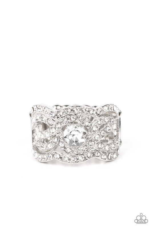 silver, silver jewelry, ring, everyday ring, bling ring, affordable jewelry, everyday jewelry, paparazzi accessories, life of the party exclusive, 
