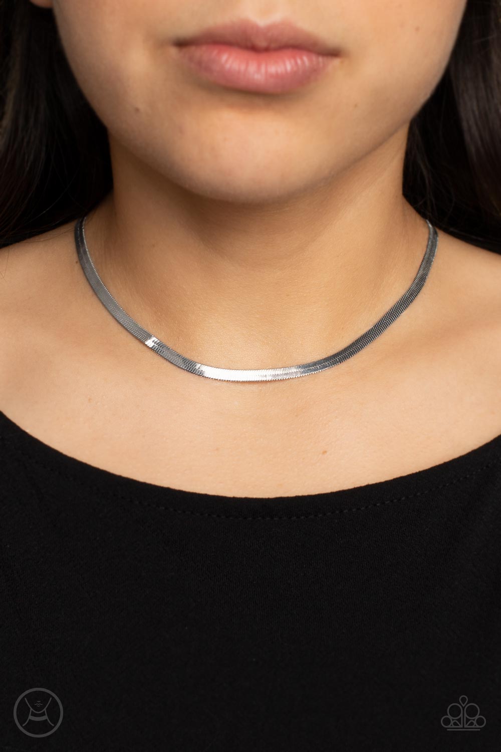 silver, silver jewlery, necklace, medium necklace, choker, affordable jewelry, affordable holiday gift, paparazzi accessories, trending jewelry, viral jewelry, jewelry stores near me, jewelry stores, 