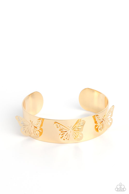 gold, gold jewelry, bracelet, cuff, butterfly, spring jewelry, summer jewelry, affordable jewelry, affordable holiday gift, everyday jewelry, trending jewlery, viral jewlery, paparazzi accesories, prom jewelry, wedding jewelry, boho jewelry, jewelry stores, jewelry stores near me, 