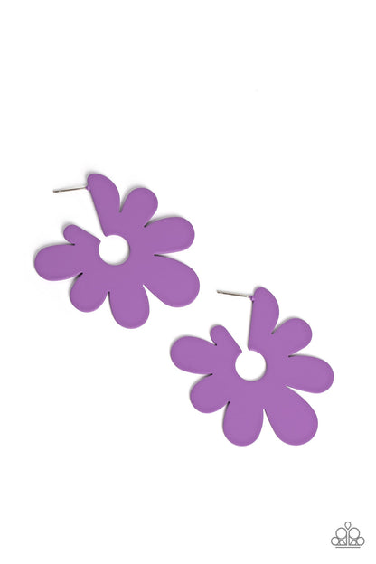 silver, silver jewelry, earrings, purple, purple jewelry, flower, flower jewelry,post back, hoop, hoop earrings, affordable jewelry, affordable holiday gift, everyday jewelry, trending jewelry, viral jewelry, prom jewelry, wedding jewelry, casual jewelry, prom jewelry, wedding jewelry, empower me pink exclusive, emp 2023 