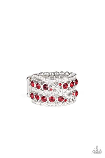 Elegant Effervescence- Red - Paparazzi Accessories 