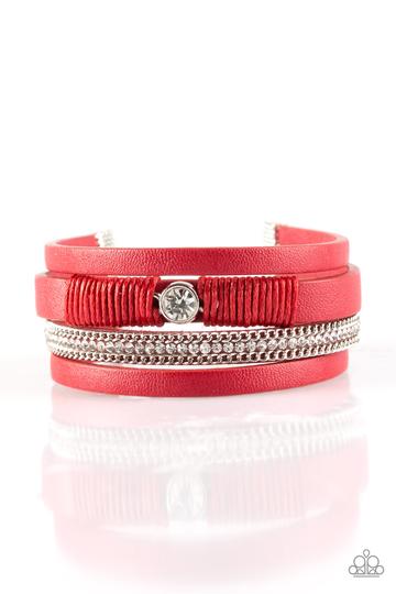 Catwalk Craze - Red - Paparazzi Accessories 