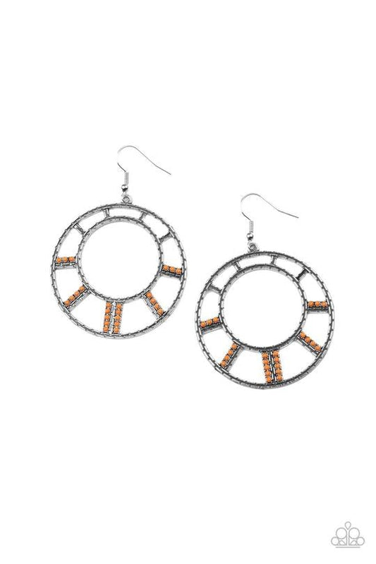 Fleek Fortress - Orange - Paparazzi Accessories