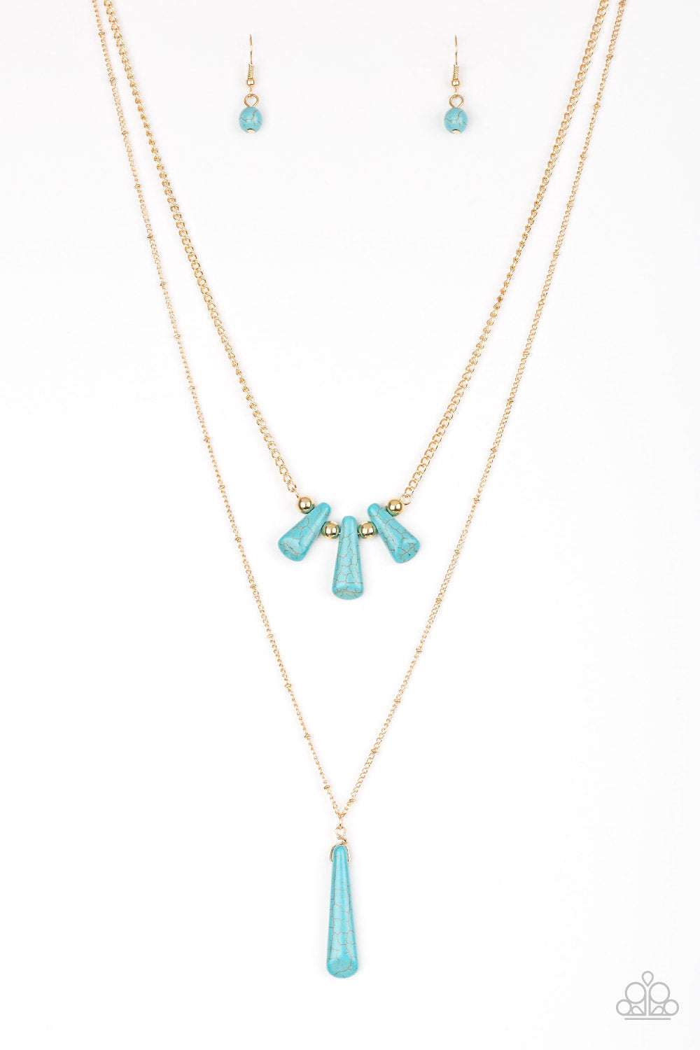 Basic Groundwork Gold Paparazzi Necklace - Paparazzi Accessories