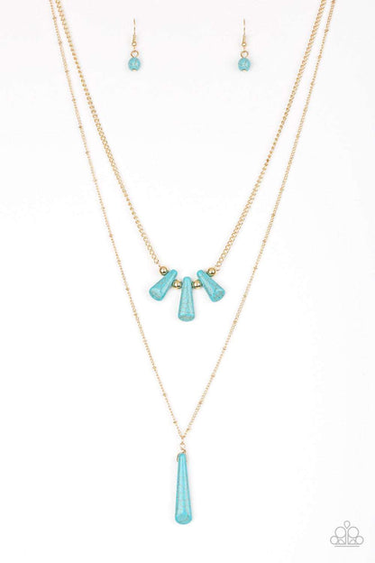 Basic Groundwork Gold Paparazzi Necklace - Paparazzi Accessories