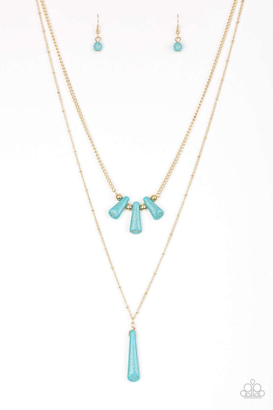 Basic Groundwork Gold Paparazzi Necklace - Paparazzi Accessories