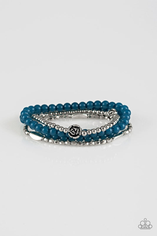 Blooming Buttercups- Blue - Paparazzi Accessories