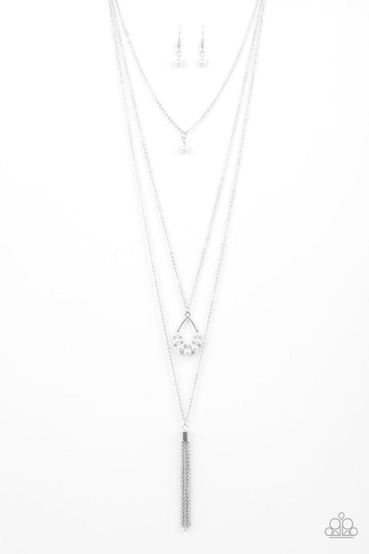 Be Fancy- White - Paparazzi Accessories