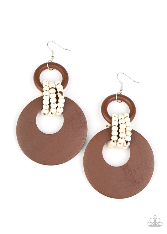 Beach Day Drama- Brown - Paparazzi Accessories