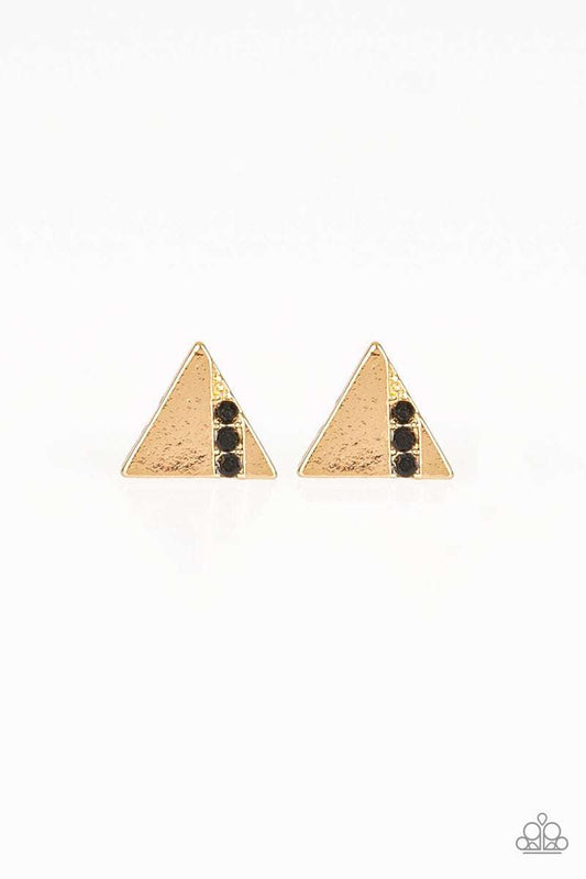 Pyramid Paradise- Gold - Paparazzi Accessories